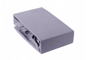 Fitted sheet 90x200 cm Jersey, color Grey