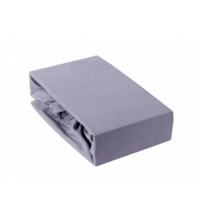 Fitted sheet 90x200 cm Jersey, color Grey