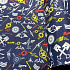 Waterproof fabric Kodura PVC coating 600D, 360 g/m², width 150 cm, ocean on blue