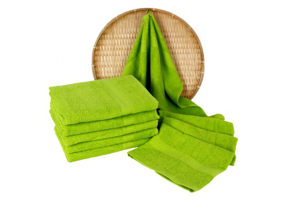 Darsi terry towel 50x100 cm, color light green