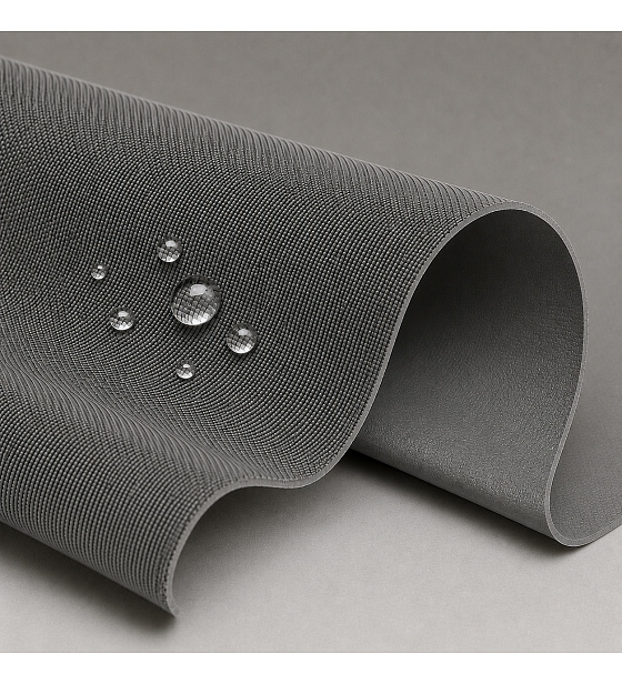 Waterproof fabric Kodura PVC coating 600D, 360 g/m², width 150 cm, gray
