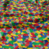 Cotton fabric Lego