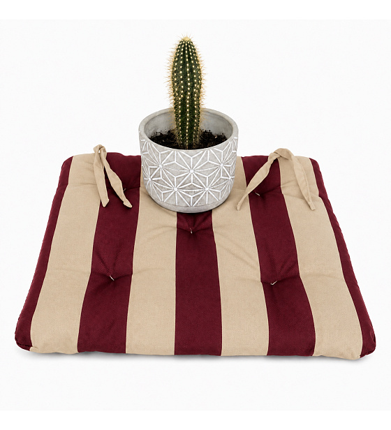 Waterproof garden seat cushion Oxford, 40 × 40 cm