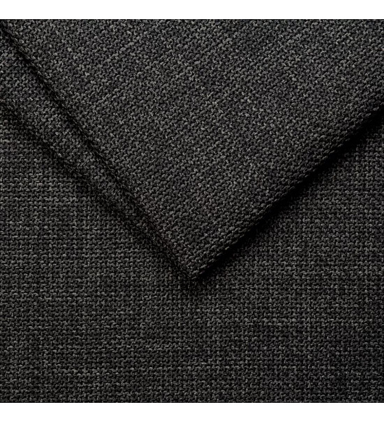 Flame-retardant textured upholstery fabric Fjord Graphite for furniture upholstery — sold by the meter
