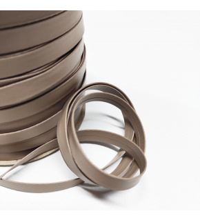 Beige leather bias tape 10 mm color 308