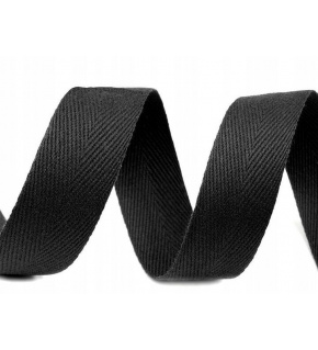 Cotton Bias Tape 30 mm Color Black