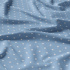Children's cotton fabric 100% cotton, 125 g/m², width 160 cm, white stars on blue