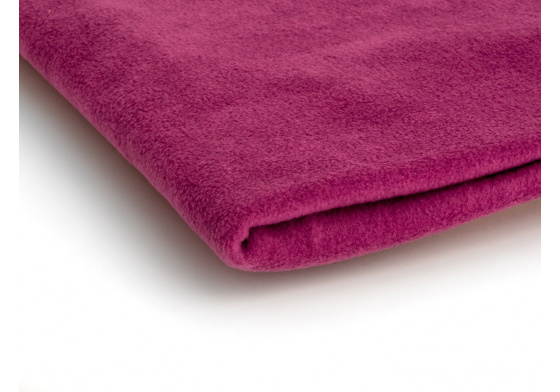 Polar fleece fabric 200 g/m², width 150 cm, fuchsia, by the meter