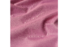 Water-repellent Oxford fabric with PU coating, 200 g/m², width 160 cm, light pink