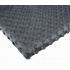 Minky dot fabric, 300 g/m², width 160 cm, by the meter, graphite