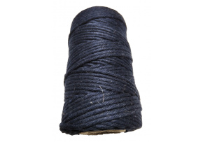 Cotton braided cord garnet color 40 m