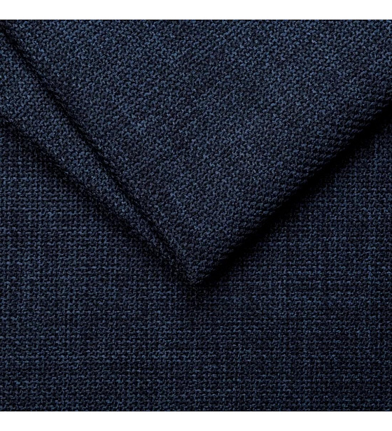 Fire-retardant textured upholstery fabric Fjord Deep Blue for furniture upholstery - sold by the metre