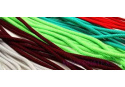 Round elastic cord, colored, 3 mm, 50 m, color brown