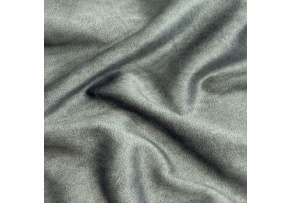 Velvet upholstery fabric Salvador Grey for furniture, by the meter - Pet Proof