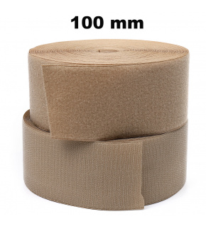 Sew-on Velcro Tape Hook and Loop Set Beige 100 mm x 25 m Sew-on Velcro Tape Hook and Loop Set Beige 100 mm x 25 m
