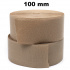 Sew-on Velcro Tape Hook and Loop Set Beige 100 mm x 25 m
