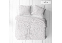 Flannel duvet cover with zipper, color White, 140x200 cm