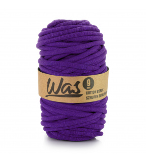 Cotton cord 9mm, 50m, purple 140