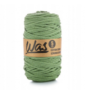 Cotton cord 5mm, 100m, pistachio 240 Cotton cord 5mm, 100m, pistachio 240