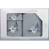Set of 3 Terry Towels, Color Grey