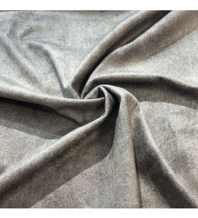 Velvet upholstery fabric, Infinity, Silver