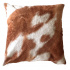 Microfleece Pillowcase Cow Pattern Ginger 40x40cm
