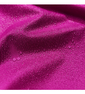 Water-repellent Oxford fabric with PU coating, 200 g/m², width 160 cm, dark pink