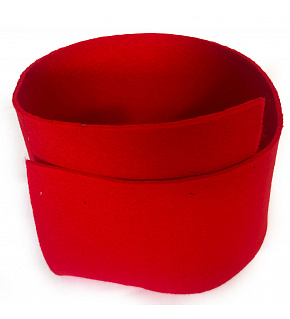 Technical felt 4 mm color Red, width 100 cm