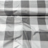 Children's cotton fabrics, by the meter. Cube 8 cm, Gray