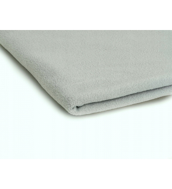 Microfleece fabric color gray 1.55 m x 0.33 m