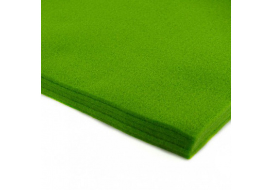 Decorative felt 3 mm color Green
