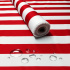 Waterproof fabric Premium, 190 g/m², width 160 cm, red stripes