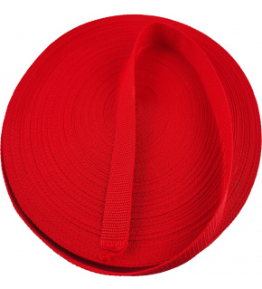 Polypropylene strap 25 mm red (pack of 50 m)