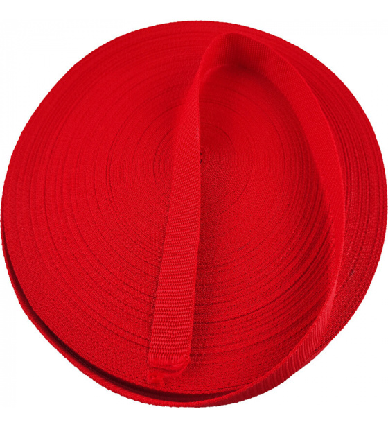 Polypropylene strap 25 mm red (pack of 50 m)