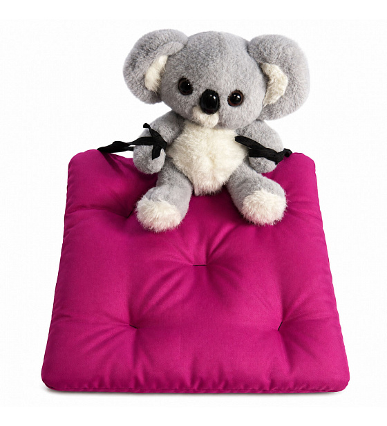 Waterproof garden seat cushion Oxford fuchsia, 40 × 40 cm