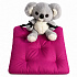 Waterproof garden seat cushion Oxford fuchsia, 40 × 40 cm