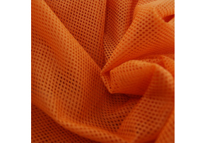 Polyester mesh for clothing Orange, 2x2mm eye