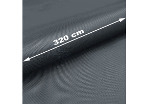 Water-repellent Oxford fabric with Teflon finish, 165 g/m², width 320 cm, graphite