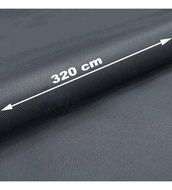 Water-repellent Oxford fabric with Teflon finish, 165 g/m², width 320 cm, graphite