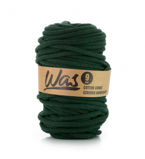 Cotton cord 9mm, 50m, color dark. green 260