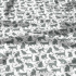 Cotton fabrics, by the meter. Gray Cats on White