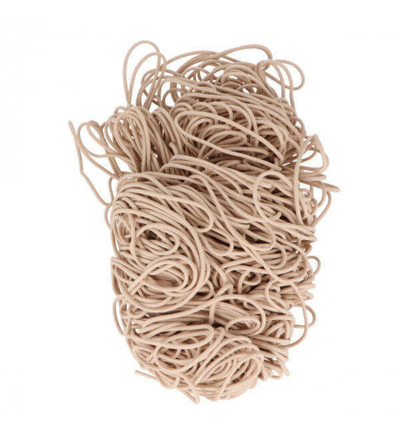 Round Elastic Beige 3 mm