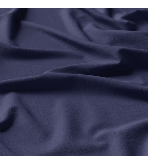 Solid-colored cotton fabric, 125 g/m², width 160 cm, dark blue