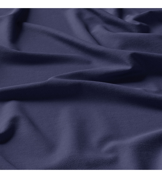 Solid-colored cotton fabric, 125 g/m², width 160 cm, dark blue
