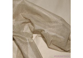 Polyester mesh for clothing Beige, mesh 2x2mm