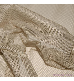 Polyester mesh for clothing Beige, mesh 2x2mm