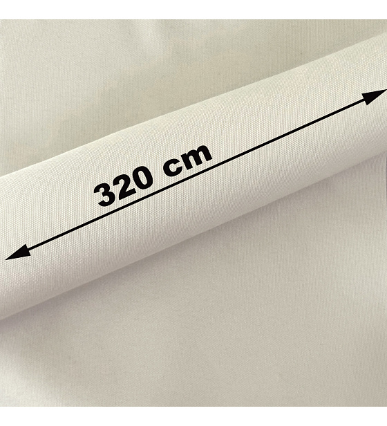 Water-repellent Oxford fabric with Teflon finish, 165 g/m², width 320 cm, cream