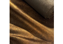 Velvet upholstery fabric INFINITY 8 Amber 1.4 m x 0.55 m