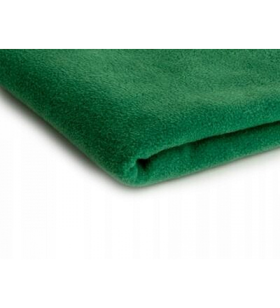 Microfleece fabric color grass green 1.55 m x 0.33 m