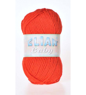 Knitting yarn ELIAN BABY 207 red